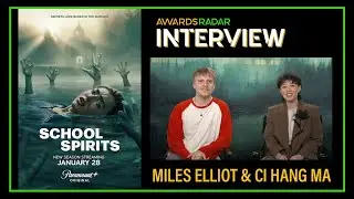 SCHOOL SPIRITS s3 stars Miles Elliot & Ci Hang Ma Talk About the Big Changes for Season 3