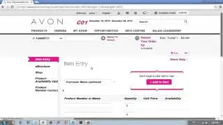 Avon Canada your Delivery Calendar
