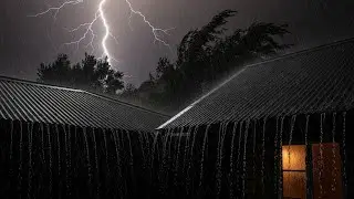 Heavy Rain & Thunder Sounds for Fast Sleep, Rest & Night Relaxation #20