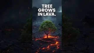 🌋Lava Tree Survival: The Ultimate Test of Nature's Resilience🌳