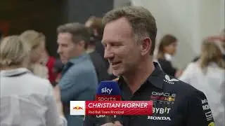 Christian Horner speaking about the victory of Sergio P&eacute;rez #sergioperez #christianhorner #Baku