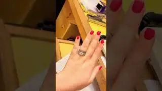 When you gotta work but cannot stop staring at your new ring💘😂 #rings #newring #worklife #work