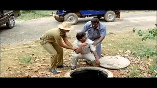 Komal and Bullet Prakash Getting in Drainage | Best Comedy Video Scene from Mohini Kannada Movie
