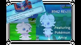 LIVE Found a mirror after 8942 REs + playing with it in Pokémon Amie