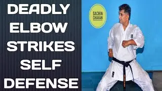 Learn KARATE Online | Deadly Elbow Strikes Self Defense | BUJUTSU | KWF INDIA  Best Karate in India