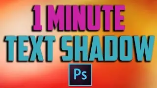Photoshop CC &mdash; Как добавить тень к тексту