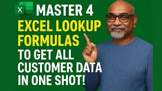 Excel Lookup Magic: 4 Formulas to Extract Monthly Data Across Columns | Excel Lookup Tutorial