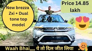 New brezza 2023 top model ZXI+ full detailed review and driving experience