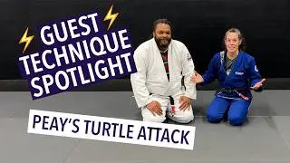 Peay's Turtle Attack⚡️Jiu Jitsu w/ Jen Z⚡️Guest Technique Spotlight