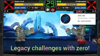 Legacy challenges with ZeRo SM! |Supermechs Legacy