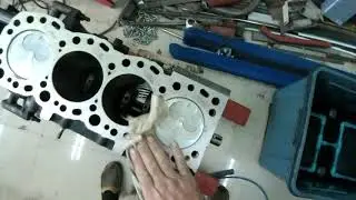 Toyota 5L rebuild part 5B. piston ring gaping and insertion. 
