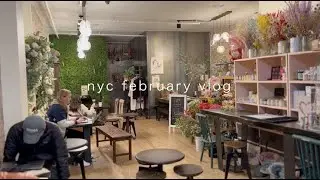 nyc february vlog 🍰 eleven madison park, lysee, family weekend getaway