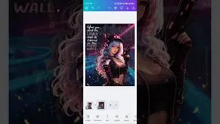 Create anime poster by using canva for beginners. #canvadesign #tutorial #posterdesign /#poster
