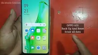 How To Reset Oppo A31(CPH2015)||Oppo A31 Factory Reset And Erase All Data