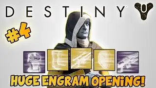 Destiny Huge Exotic & Legendary Engram Opening | 20+ Engrams