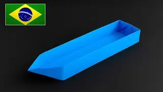 Origami de Barco de Papel que Flutua de Verdade – Fácil e Rápido