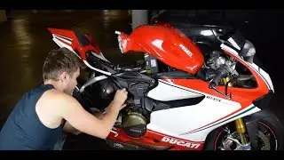 Quick & Dirty! Panigale Heat Shield Install- Short Version