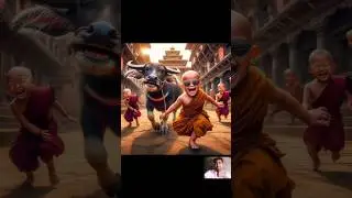 Little monk So cute 🔥😍 #shorts #viral #littlemonk #foryou #cutebaby  #youtubeshorts #shortsfee