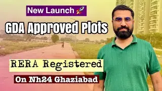 GDA Approved Plots on Nh24 Ghaziabad | Gated Society Plots Ghaziabad | Plots for sale #plot #plots