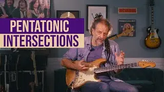 Linking parallel major and minor pentatonic patterns for blues soloing with Andy Aledort