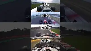 redbull engine sound evolution from RB1 to RB21 #f1 #formula1 #redbullracing