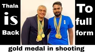 Thala ajith mass shooting (gold medals), #valimai updates #thalaajith