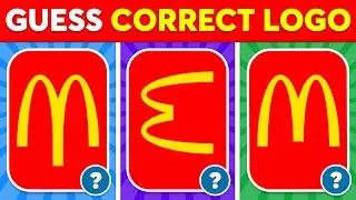 Guess The Correct Logo 🤔✅ | 60 Famous Logos | Logo Quiz 2026