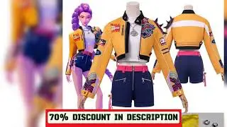 A must-have product!&nbsp;Rumi Cosplay Costume Anime Movie KPop Demon Hunters Yellow Jacket Huntrix Uni