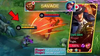 Yuzuke Vs Top 1 Supreme Roger Trashtalker in MCL Final | Lifesteal Hack vs Insane Attack Speed! 😱