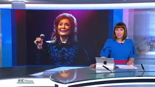 Loretta Lynn's death reported on RTÉ News (4th October 2022)