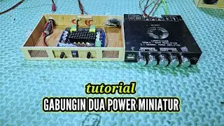 Cara menggabungkan 2 power beda channel
