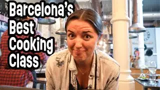 The Best COOKING CLASS in BARCELONA | Barcelona Travel Vlog | The Paella Club