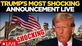 Donald Trump LIVE | US President Drops Major EMERGENCY Declaration; BIG Announcement | US News LIVE