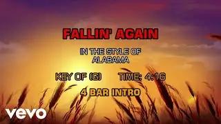 Alabama - Fallin' Again (Karaoke)