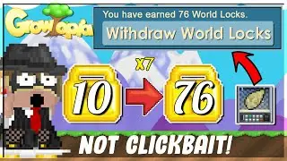 INSANE PROFIT METHOD IN 2021! 🤑 10 TO 76 WLS?! [NO CLICKBAIT🔥] | Growtopia How to get rich 2021