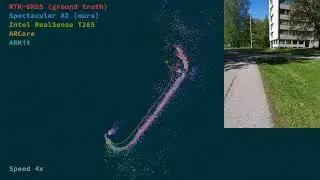 Comparison to ARCore, ARKit and RealSense