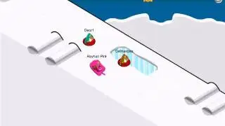 Club Penguin Sled Racing Playthrough