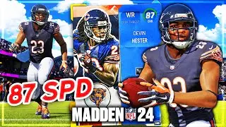 DEVIN HESTER RUNS ROUTES WITH SUCH PACE AND PRECISION - Madden 24 Ultimate Team 