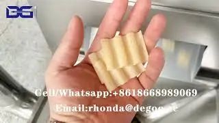 Industrial wavy chips machine waves corn chips plant