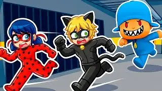FUJA da PRIS&Atilde;O DO POCOYO no ROBLOX!