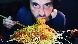 SLURPING Spaghetti and Meat Sauce  !  ASMR ( Real Sounds ) 자막 字幕  ਉਪਸਿਰਲੇਖ | Nomnomsammieboy