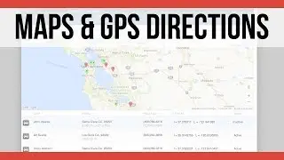 FileMaker Maps and GPS Directions in FMSP Contacts | FileMaker Training | FileMaker Videos