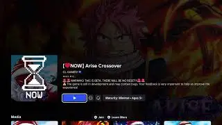 Arise Crossover New update #Roblox