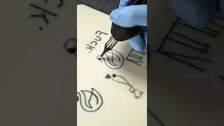 Skin pad tattoo practice #shorts #tattoo