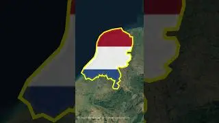 NETHERLANDS MAP ANIMATION WITH CAPITAL IN AFTER EFFECTS #shorts
