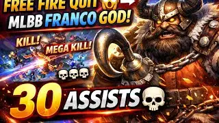 FREE FIRE QUIT 😱 &rarr; MLBB FRANCO GOD #gyangaming #raistar #mlbb 