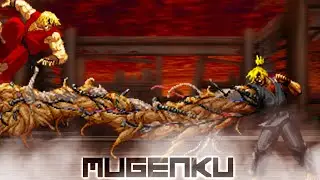 Ken-Verse! Sensei Ken vs Shammahalfa Dragon Ken. Street Fighter MUGEN Multiverse