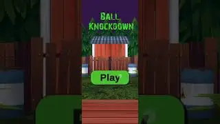 Ball knockdown game