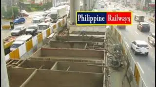 LRT-2 Emerald Station construction project (Oct. 2017)