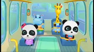 Little Panda School Bus  Go Shopping and Costume Show